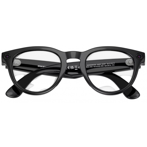 Умные очки Ray-Ban Meta* Headliner Gen 2 Shiny Black, Фотохромные линзы Clear to Sapphire Transitions (RW4013), размер M